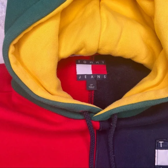 Tommy Hilfiger 90s Colorblock Hoodie - Picture 7 of 7